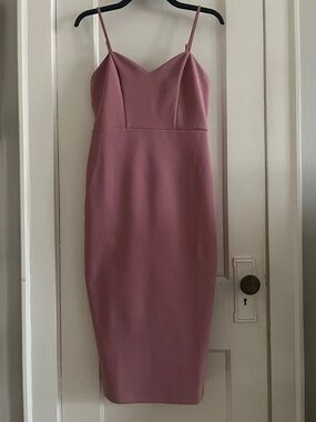 Pink Midi Bodycon Dress